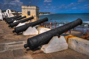 castillo de la costa del cabo - ghana foto