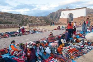 Inca Market in Chichero, Peru, 2022 photo