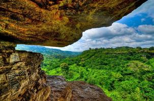 View from Umbrella Rock in the Yilo Krobo District, outside of Accra, Ghana photo