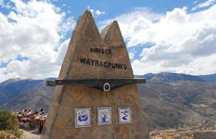 Mirador de Wayra Punku - Colca Canyon, Peru photo