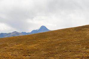 View along the Cusco-Puno Road, Peru photo