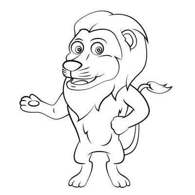 Lion Cartoon lion comics mammal png  PNGEgg