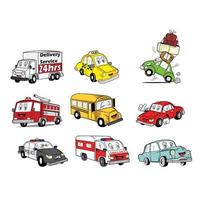 Car Collection Design Illustration vector