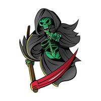 Grim Reaper Vector Illustration