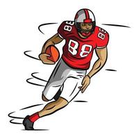 American Football Player vector