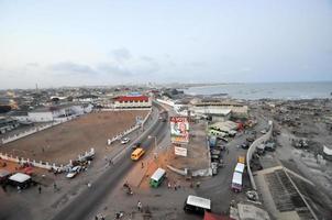 vista panorámica de accra, ghana foto