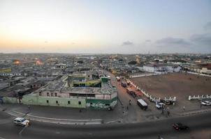 vista panorámica de accra, ghana foto