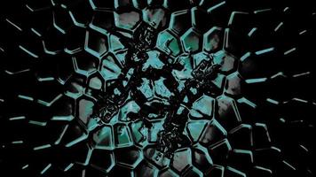 Abstract Split Cracked Surface Background Digital Rendering photo