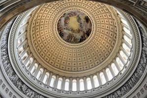 cúpula dentro del capitolio estadounidense, washington dc, 2022 foto