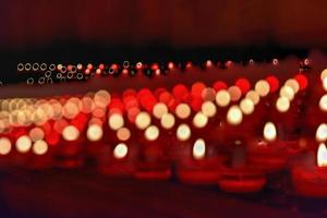 Candles in the Basilica of the Holy Blood in Bruges, Belgium, UNESCO World Heritage Site photo