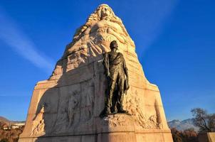 Mormon Battalion Monument, Salt Lake City, Utah, 2022 photo