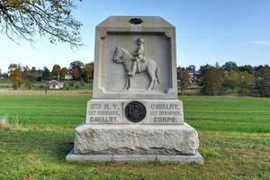 monumento conmemorativo, gettysburg, pensilvania foto