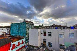 vista aérea de la habana vieja, cuba. foto