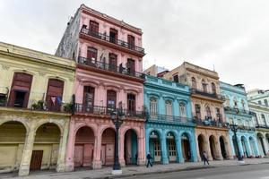 The wide boulevard Paseo del Prado in Havana, Cuba. photo