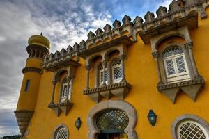 Palacio da Pena in Sintra, Lisboa, Portugal, Europe. It is a Romanticist castle in Sao Pedro de Penaferrim, in the municipality of Sintra, Portugal. photo