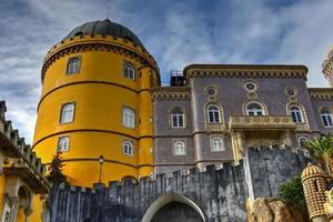 Palacio da Pena in Sintra, Lisboa, Portugal, Europe. It is a Romanticist castle in Sao Pedro de Penaferrim, in the municipality of Sintra, Portugal. photo