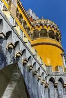 Palacio da Pena in Sintra, Lisboa, Portugal, Europe. It is a Romanticist castle in Sao Pedro de Penaferrim, in the municipality of Sintra, Portugal. photo