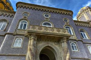 Palacio da Pena in Sintra, Lisboa, Portugal, Europe. It is a Romanticist castle in Sao Pedro de Penaferrim, in the municipality of Sintra, Portugal. photo