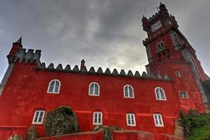 palacio da pena en sintra, lisboa, portugal, europa. es un castillo romanticista en sao pedro de penaferrim, en el municipio de sintra, portugal. foto