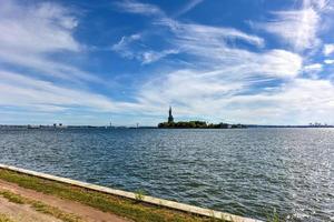 Statue of Liberty as viewed from Ellis Island. photo