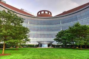 The John Joseph Moakley US Courthouse in Boston, MA. It serves as headquarters for the US Court of Appeals and the US District Court for the District of Massachusetts, 2022 photo