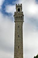 Pilgrim's Monument in Provincetown, Massachusetts to commemorate the first landfall of the Pilgrims in 1620 and the signing of the Mayflower Compact in Provincetown Harbor. photo