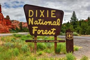 Red Canyon at Dixie National Forest in Utah, United States, 2022 photo