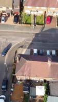High Angle Drone's Footage of British Residentials at England video