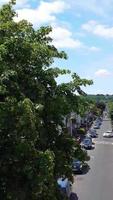 Aerial View of City in Vertical and portrait Style video