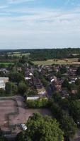 Aerial View of City in Vertical and portrait Style video