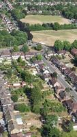 Aerial View of City in Vertical and portrait Style video