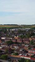 Aerial View of City in Vertical and portrait Style video