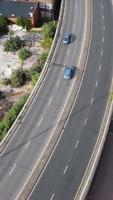 Aerial View of City in Vertical and portrait Style video