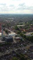 Aerial View of City in Vertical and portrait Style video