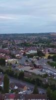 luchtfoto van de stad video