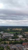 luchtfoto van de stad video