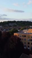 Aerial View of City in Vertical and portrait Style video