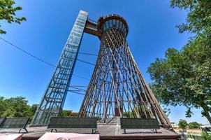 Remains of Shukhov Tower, an example of constructivist architecture in Bukhara, 2022 photo