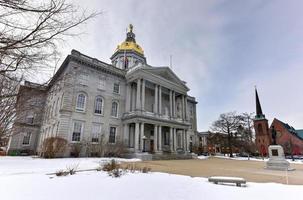 New Hampshire State House, Concord, New Hampshire, USA. New Hampshire State House is the nation's oldest state house, built in 1816 - 1819. photo