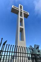 Concrete Cross on Mount Soledad in La Jolla, San Diego, California. photo