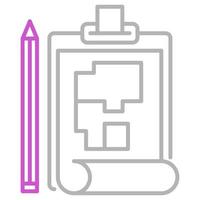 Planning icon, suitable for a wide range of digital creative projects. Happy creating. vector