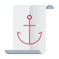 Anchor article icon, suitable for a wide range of digital creative projects. Happy creating. vector