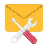 email support icon, suitable for a wide range of digital creative projects. Happy creating. vector