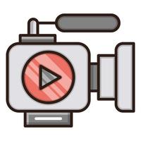 video marketing icon, suitable for a wide range of digital creative projects. Happy creating. vector