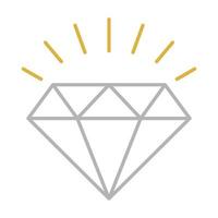 gemstone icon, suitable for a wide range of digital creative projects. Happy creating. vector