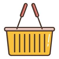 basket icon, suitable for a wide range of digital creative projects. Happy creating. vector