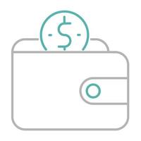 wallet icon, suitable for a wide range of digital creative projects. Happy creating. vector