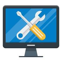 technical support icon, suitable for a wide range of digital creative projects. Happy creating. vector