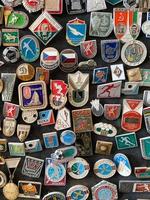 Soviet pins and lapels for various events, typically sporting related, 2022 photo