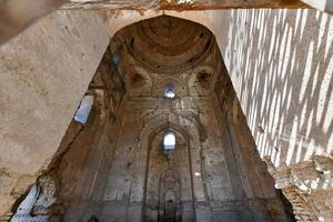 Bibi Khanym Mosque in Samarkand, Uzbekistan. In the 15th century it was one of the largest and most magnificent mosques in the Islamic world. photo